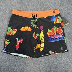 Roark Board Shorts Mens 38 The Passage 17" Tahiti‎ Treat Surf Swim Beach New